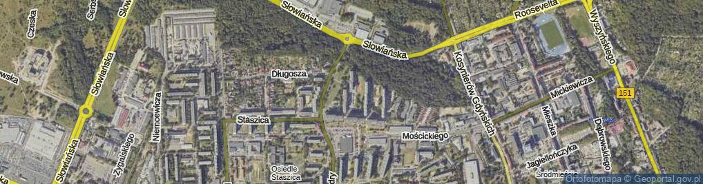 Zdjęcie satelitarne Reja Mikołaja ul.